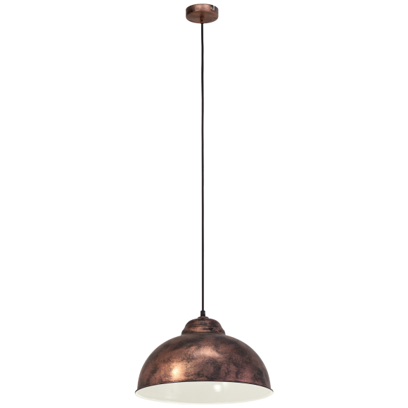 Eglo 49248 závesné svietidlo Truro 2 1x60W | E27 - antická meď