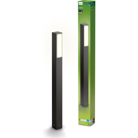 Philips 8720169257450 LED vonkajší stĺpik Stratosphere | 3,8W integrovaný LED zdroj | 800lm | 2700K