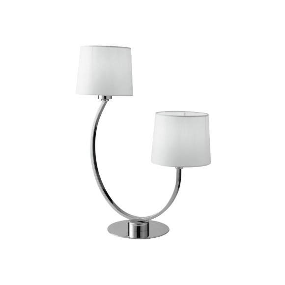 Luce Ambiente Design I-ASTORIA-L2 stolná lampička ASTORIA | 2×60W E27 | chróm
