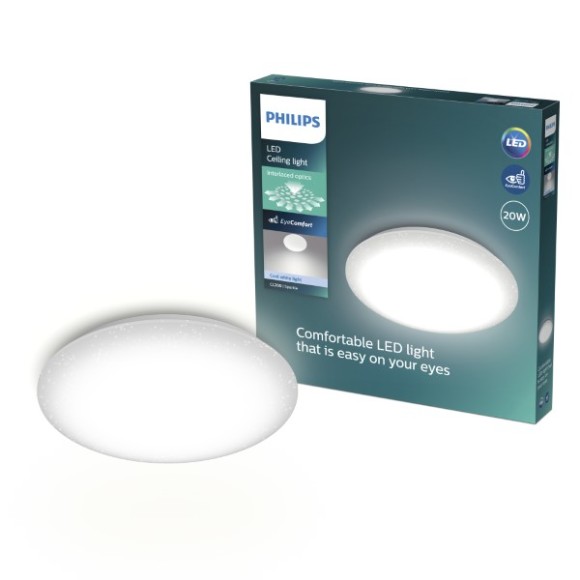 Philips 8721103069078 LED prisadené stropné svietidlo CL200 | 20W integrovaný LED zdroj | 2300lm | 4000K | biela