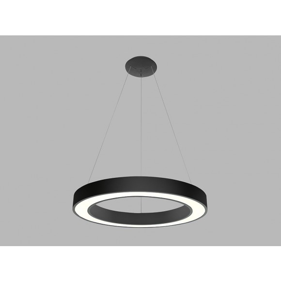LED2 3270753D LED závesné stropné svietidlo Saturn 60 P-Z 1x50W | 2330lm | 3000K/4000K | CCT - čierna