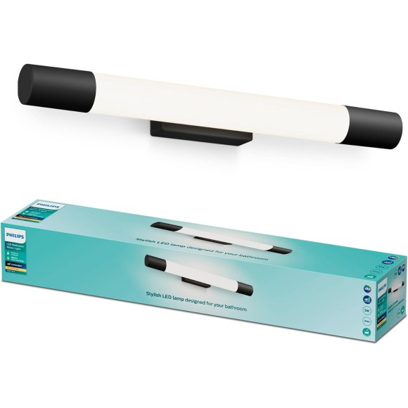 Philips 8720169300170 LED nástenné svietidlo nad zrkadlo Rover  | 5W integrovaný LED zdroj | 550lm | 2700K