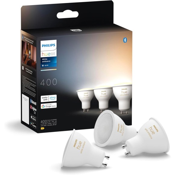 Philips HUE  8720169230095 LED inteligentná žiarovka | 4,2W GU10 | 2200-6500K