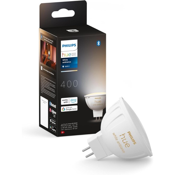 Philips Hue  8719514491342 LED inteligentná žiarovka | 5,1W GU5.3 | 400lm | 2200-6500K
