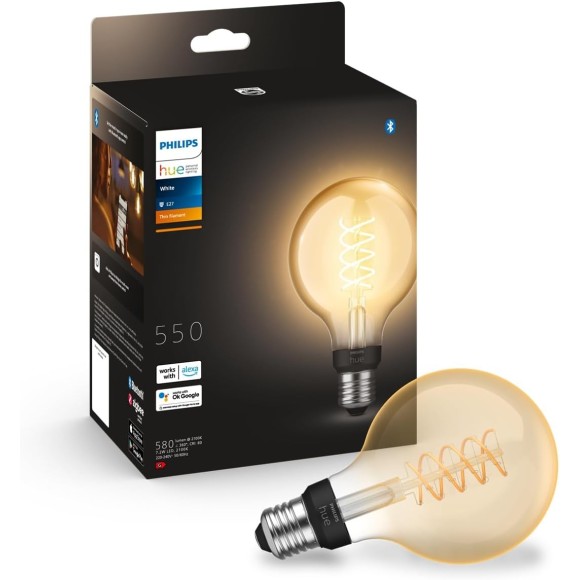 Philips Hue white 8719514343009 LED inteligentná žiarovka | 7W E27 | 550lm | 2100K