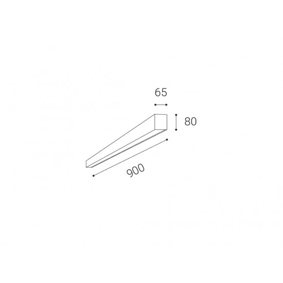 LED2 1310151D LED stropné svietidlo Lino 90 P 1x12-20W | 1320-2200lm | 3000K/3500K/4000K | CCT - biela