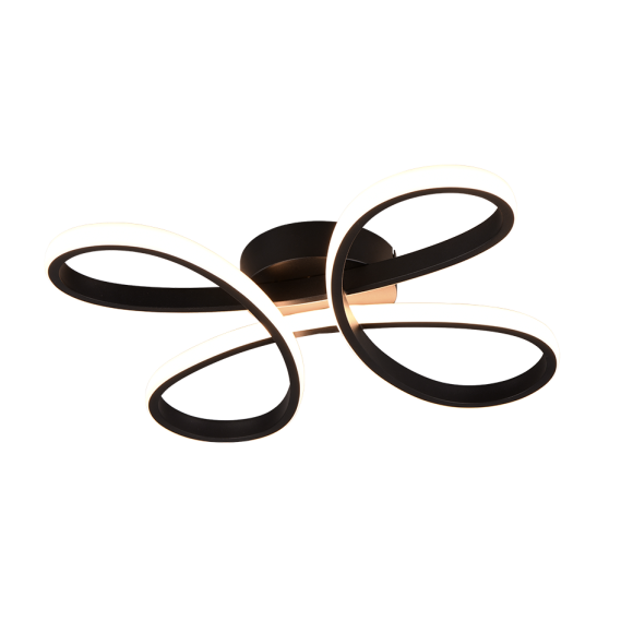 Trio T645610132 LED prisadené stropné svietidlo FLY | 22W integrovaný LED zdroj | 2600lm | 3000K