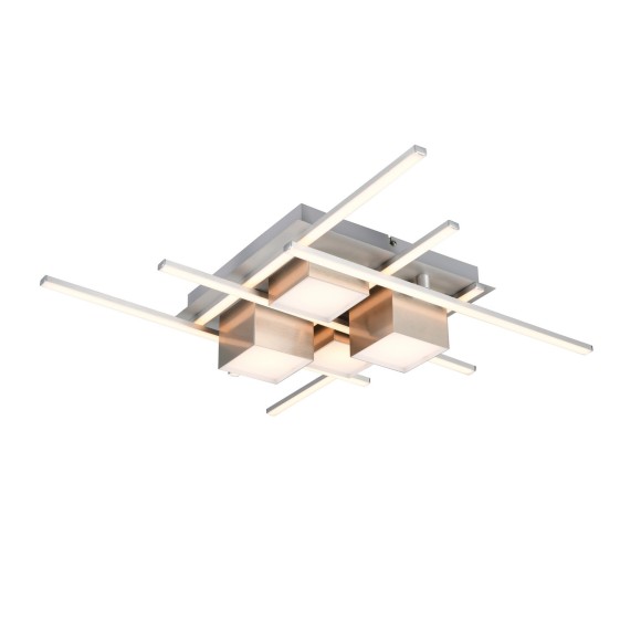 Trio T647810407 LED prisadené stropné svietidlo ROGER | 35W integrovaný LED zdroj