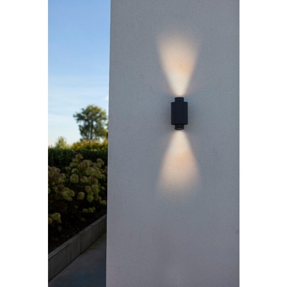 Lutec 6604002118 vonkajšie nástenné svietidlo Cypres 2x7W | GU10 | IP44