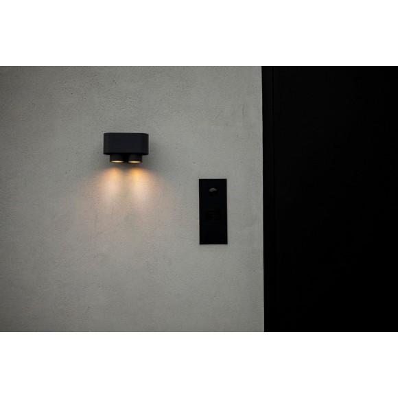 Lutec 6604003118 vonkajšie nástenné svietidlo Cypres 2x7W | GU10 | IP44