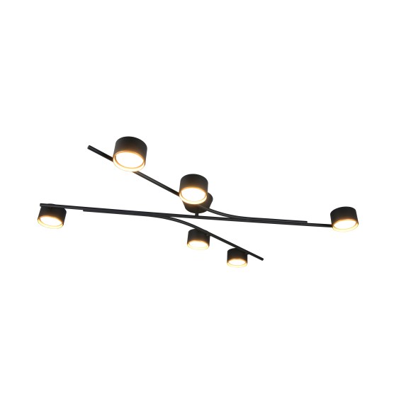 Trio 669000680 prisadené stropné svietidlo CODA | 10W GX53