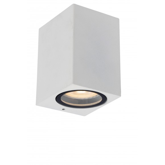 Lucide 69800/01/31 vonkajšia nástenná lampa Zaro 1x35W | GU10 | IP44 - čierna, bodová, stmievateľná