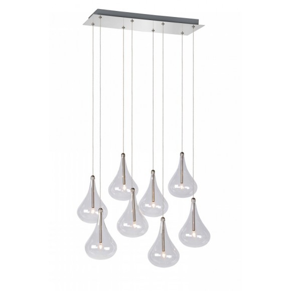 závesné svietidlo - luster Lucide TEARS 70434/28/12 8x20W G4