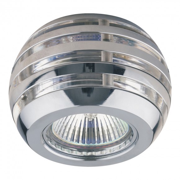 Emithor 71007 ELEGANT GLASS FIX zápustné svietidlo 1xGU10 / 50W, lesklý chróm / akryl