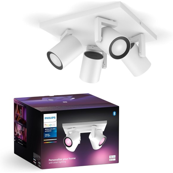 Philips 8720169318199 bodové stropné svietidlo Argenta  | 4x4,2W GU10 | 2000-6500, RGBK