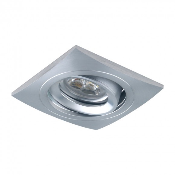 Emithor 71044 ELEGANT METAL zápustné svietidlo GU10 / 50W, hliník