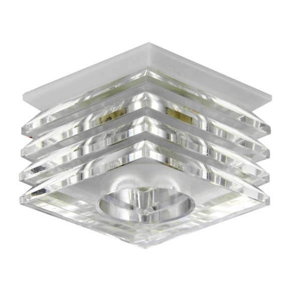 Emithor 71066 ELEGANT GLASS zápustné svietidlo GU10 / 50W, biela
