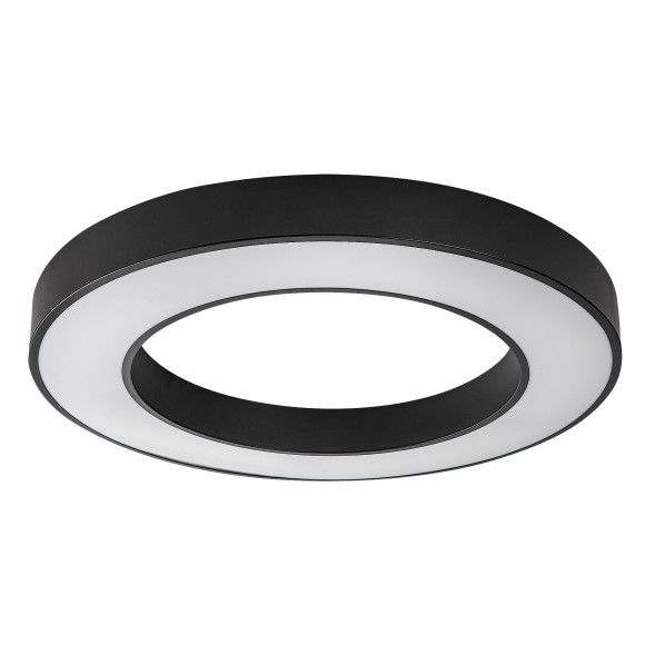 Rabalux 71361 LED prisadené stropné svietidlo Cirano | 45W integrovaný LED zdroj | 2700lm | 3000-6500K | diaľkové ovládanie | stmievač | čierna
