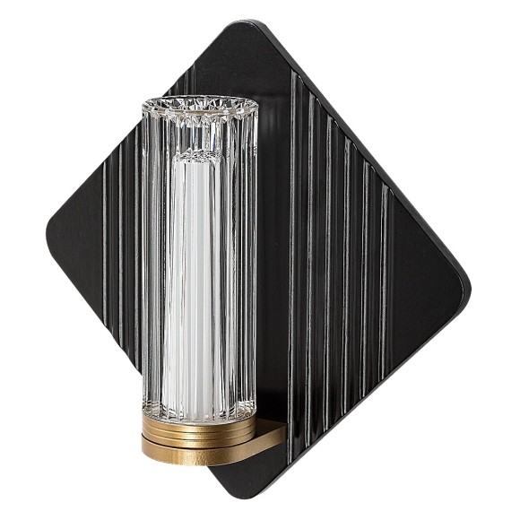 Rabalux 71407 LED nástenné svietidlo Rosaline | 7W integrovaný LED zdroj | 500lm | 3000K | čierna