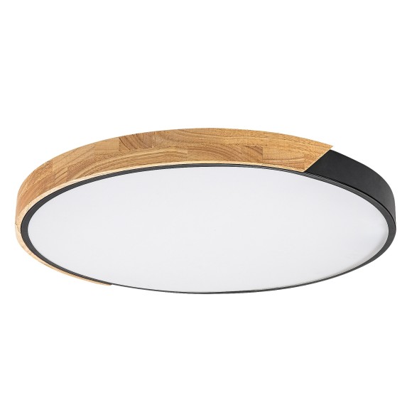 Rabalux 71418 LED prisadené stropné svietidlo Maple2 | 42W integrovaný LED zdroj | 3700lm | 3000/4000/6000K | čierna