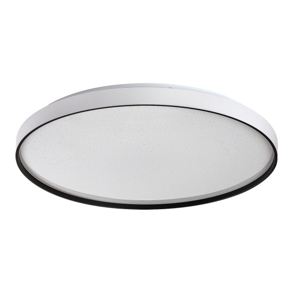 Rabalux 71450 LED prisadené stropné svietidlo Zerava | 60W integrovaný LED zdroj | 3800lm | 3000-6500K | diaľkové ovládanie | stmievač | čierna