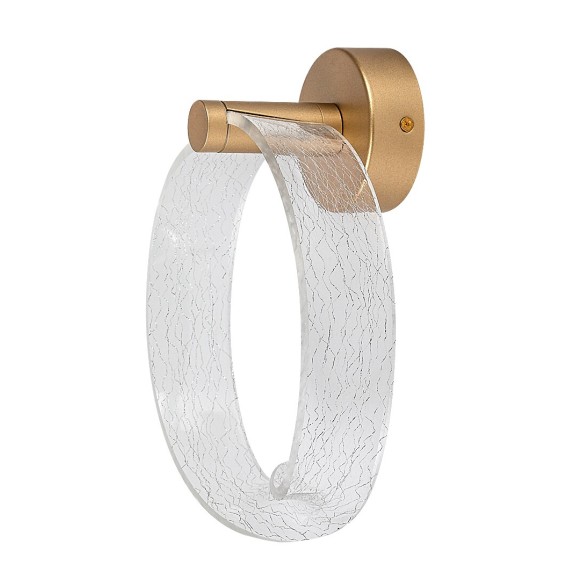 Rabalux 71463 LED nástenné svietidlo Olyssia | 6W integrovaný LED zdroj | 225lm | 3000K | zlatá