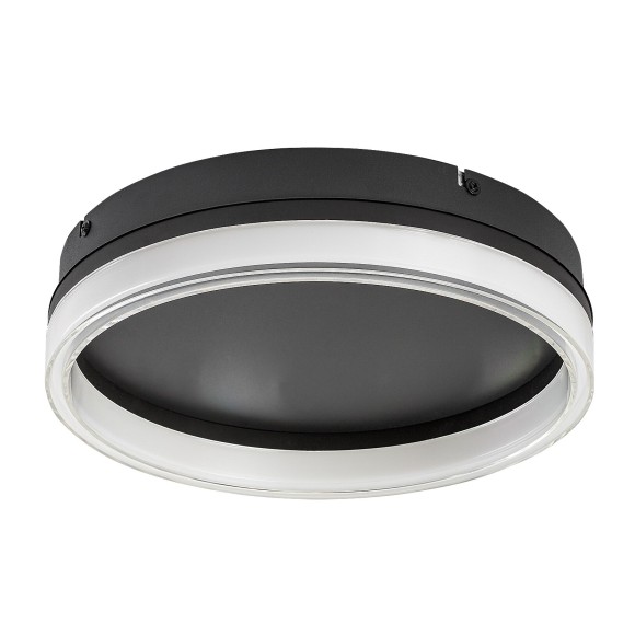 Rabalux 71478 LED prisadené stropné svietidlo Seraphiel | 18W integrovaný LED zdroj | 1110lm | 3000-6500K | diaľkové ovládanie | stmievač | čierna