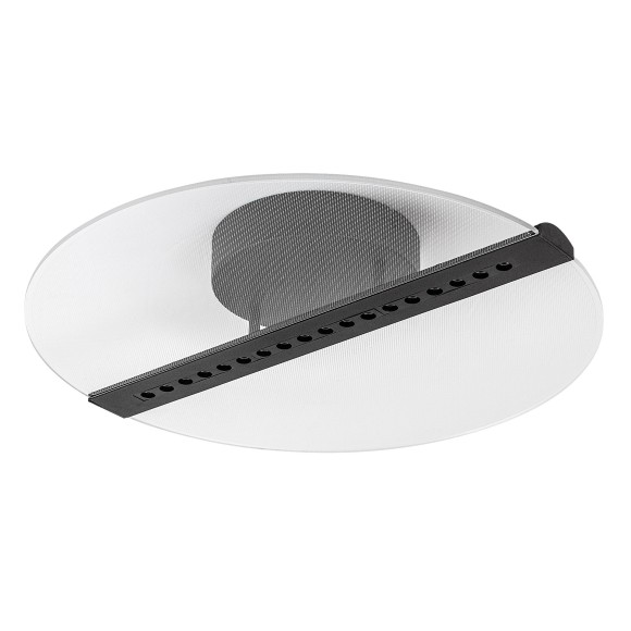 Rabalux 71483 LED prisadené stropné svietidlo Norael | 20W integrovaný LED zdroj | 1410lm | 3000K | čierna