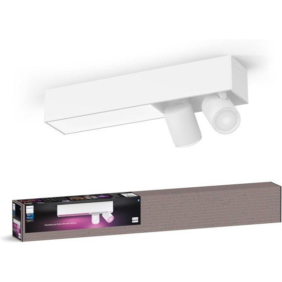 Philips HUE  8720169318373 LED prisadené stropné svietidlo Centris  | 2x4,2+11W GU10/LED | 2000-6500K+RGBK