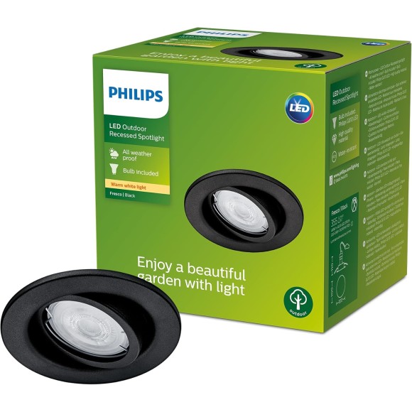 Philips 8720169266858 LED zapustené vonkajšie svietidlo Fresca GU10 | 2700K
