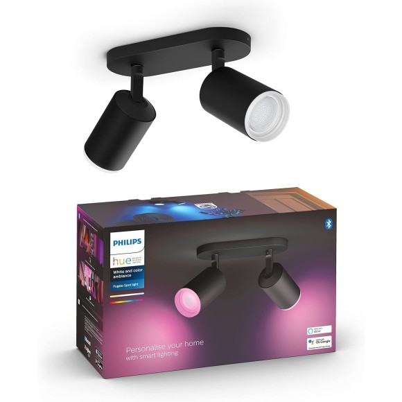 Philips 8720169319271 bodové stropné svietidlo Fugato  | 2x4,2W GU10 | 2000-6500, RGBK