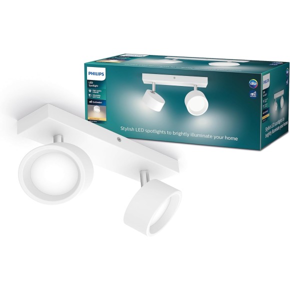 Philips 8720169174764 LED bodové svietidlo Bracia | 11W integrovaný LED zdroj | 1100 lm | 2700K