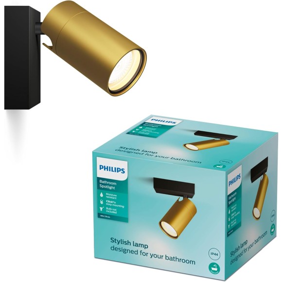 Philips 8720169299177 nástenné svietidlo Idris  GU10