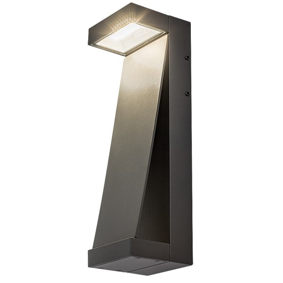 Rabalux 77067 LED vonkajšie nástenné svietidlo Bradu | 12W integrovaný LED zdroj | 845lm | 3000K | antracit
