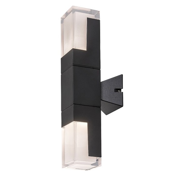 Rabalux 98077127 LED vonkajšie nástenné svietidlo Darvas | 12W integrovaný LED zdroj | 830lm | 2700+4000K