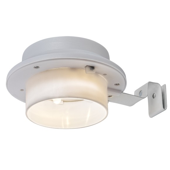 Rabalux 77205 LED solárne vonkajšie nástenné svietidlo Montoro | 0,1W integrovaný LED zdroj | 3lm | 3000K | biela