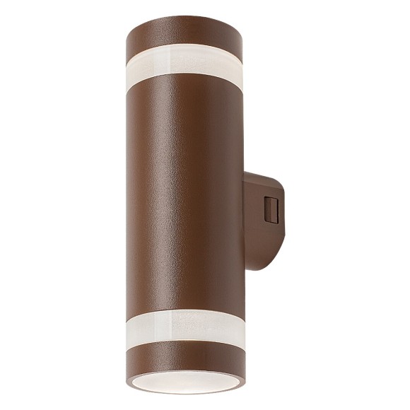 Rabalux 77212 LED vonkajšie nástenné svietidlo Urfa Line | 16W integrovaný LED zdroj | 1400lm | 3000/4000/6000K | hnedá