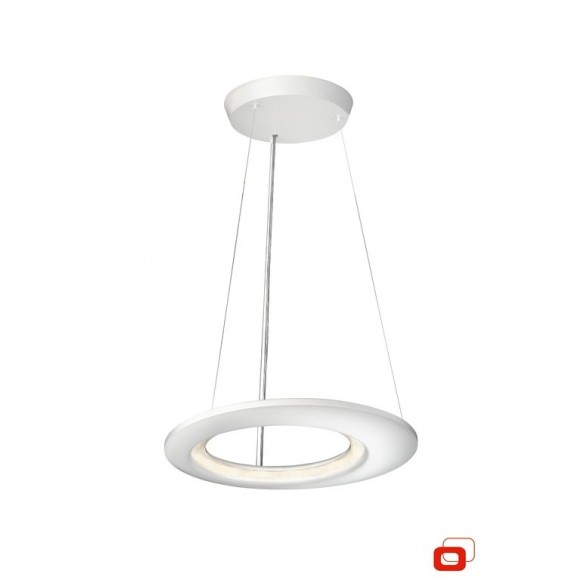 LED závesné stropné svietidlo - luster Philips Ecliptica 12x2,5W - biela