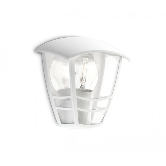 vonkajšie nástenné svietidlo Philips CREEK 1x60W E27 - biela
