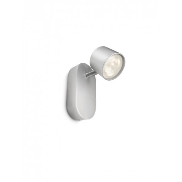 LED nástenné svietidlo bodové lampa Philips STAR 1x3W -> nahrádza 25W - EyeComfort, hliník