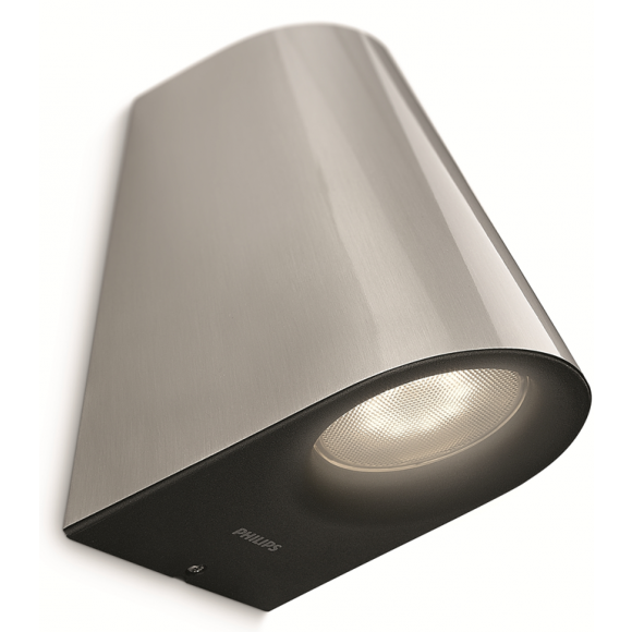 LED vonkajšie nástenné svietidlo Philips Virgo 2x4W - nerez