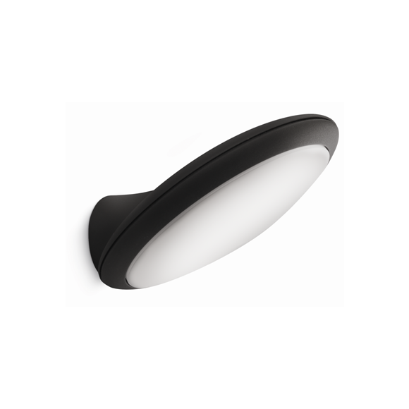 LED vonkajšie nástenné svietidlo Philips RAVEN 1x4,5W - antracit čierna