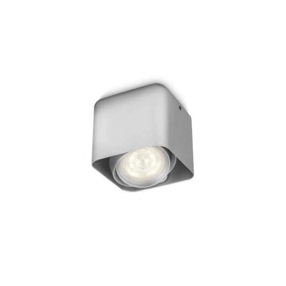 LED prisadené stropné svietidlo bodové Philips Afzelia 1x3W -> nahrádza 25W - šedá