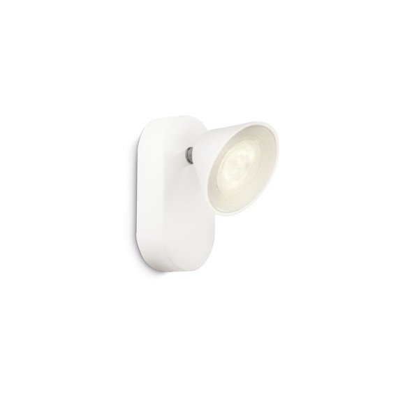 LED nástenné svietidlo bodové Philips TWEED 1x3W -> nahrádza 25W - biela