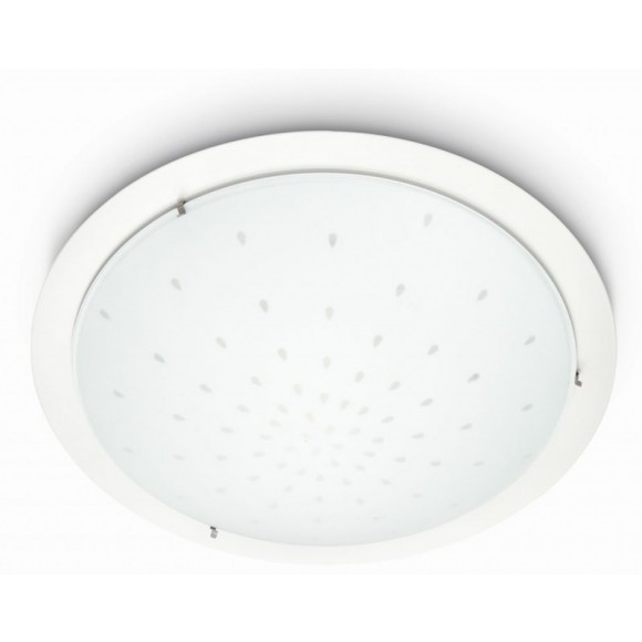 kúpeľňové prisadené stropné svietidlo Philips 1x20W E27 - biela motív