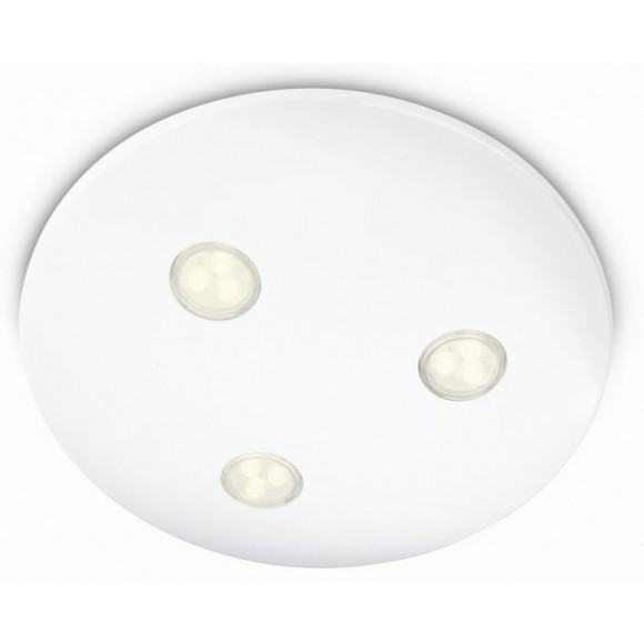 LED kúpeľňové prisadené stropné svietidlo Philips 3x6W -> nahrádza 75W - biela