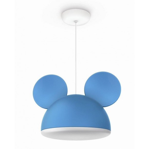 detské závesné stropné svietidlo - luster Philips MICKEY MOUSE 1x15W E27 - modrá