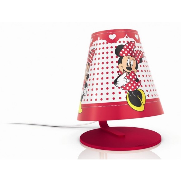 LED detská stolná lampa Philips MINNIE MOUSE 1x4W - červená