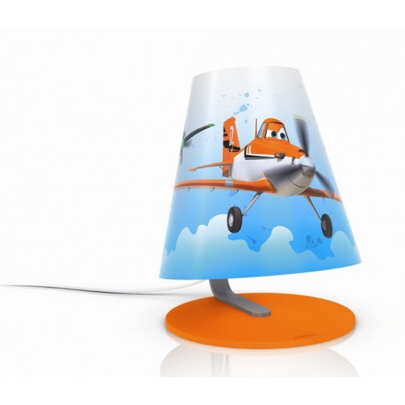 LED detská stolná lampa Philips PLANES 1x4W - oranžová