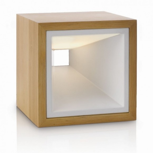 LED stolná lampička Philips InStyle Kubiz 2x2,5W - svetlo hnedá